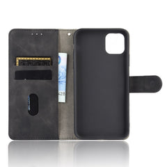 Solid Color Skin Feel Magnetic Buckle Horizontal Flip Calf Texture PU Leather Case with Holder & Card Slots & Wallet, For iPhone 11, For iPhone 11 Pro Max, For iPhone XS / X, For iPhone XR