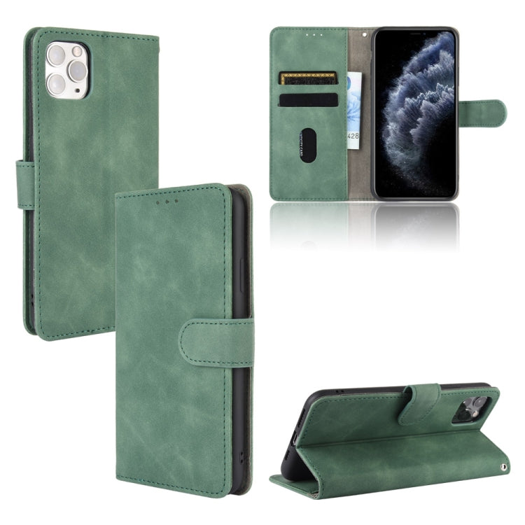 Solid Color Skin Feel Magnetic Buckle Horizontal Flip Calf Texture PU Leather Case with Holder & Card Slots & Wallet, For iPhone 11, For iPhone 11 Pro Max, For iPhone XS / X, For iPhone XR
