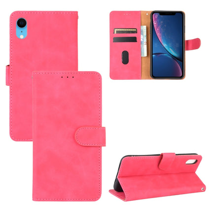 Solid Color Skin Feel Magnetic Buckle Horizontal Flip Calf Texture PU Leather Case with Holder & Card Slots & Wallet, For iPhone 11, For iPhone 11 Pro Max, For iPhone XS / X, For iPhone XR