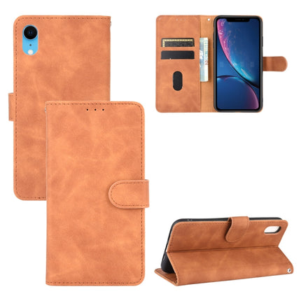 Solid Color Skin Feel Magnetic Buckle Horizontal Flip Calf Texture PU Leather Case with Holder & Card Slots & Wallet, For iPhone 11, For iPhone 11 Pro Max, For iPhone XS / X, For iPhone XR