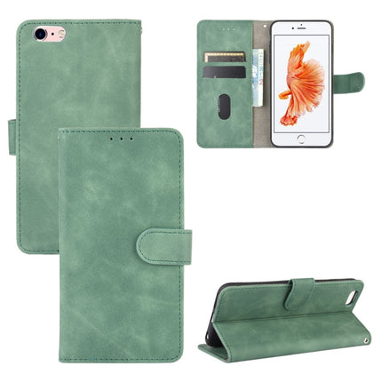 Einfarbige, hautsympathische Magnetschnalle, horizontales Klappetui aus PU-Leder mit Kalbslederstruktur, Halterung, Kartenfächern und Geldbörse, für iPod Touch 6 und 5