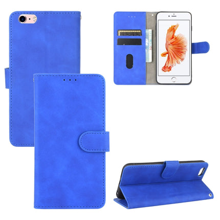Einfarbige, hautsympathische Magnetschnalle, horizontales Klappetui aus PU-Leder mit Kalbslederstruktur, Halterung, Kartenfächern und Geldbörse, für iPod Touch 6 und 5
