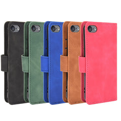 Solid Color Skin Feel Magnetic Buckle Horizontal Flip Calf Texture PU Leather Case with Holder & Card Slots & Wallet, For iPod Touch 6 & 5