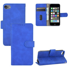 Solid Color Skin Feel Magnetic Buckle Horizontal Flip Calf Texture PU Leather Case with Holder & Card Slots & Wallet, For iPod Touch 6 & 5