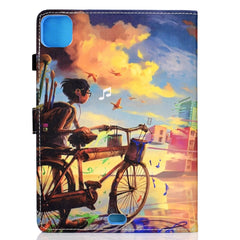 Colored Drawing Stitching Horizontal Flip Leather Case with Holder & Card Slots & Sleep / Wake-up function, For iPad Air 2022 / 2020 10.9