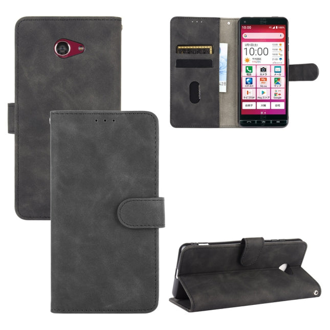 Solid Color Skin Feel Magnetic Buckle Horizontal Flip Calf Texture PU Leather Case with Holder & Card Slots & Wallet, For Kyocera Basio 4 KYV47, For Kyocera DIGNO BX, For Kyocera Kantan Sumaho 2 (A001KC), For Rakuten mini