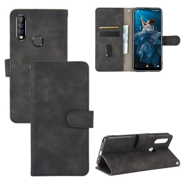 Solid Color Skin Feel Magnetic Buckle Horizontal Flip Calf Texture PU Leather Case with Holder & Card Slots & Wallet, For Oukitel C17 / C17 Pro, For Oukitel C18, For Sharp Aquos R5G, For Sharp Aquos Sense3 Lite SH-RM12