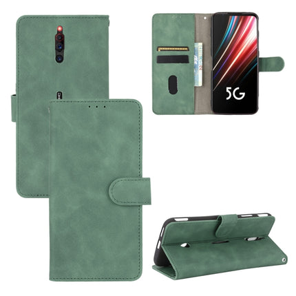 Solid Color Skin Feel Magnetic Buckle Horizontal Flip Calf Texture PU Leather Case with Holder & Card Slots & Wallet, For ZTE A1 ZTG01, For ZTE Nubia Red Magic 5G