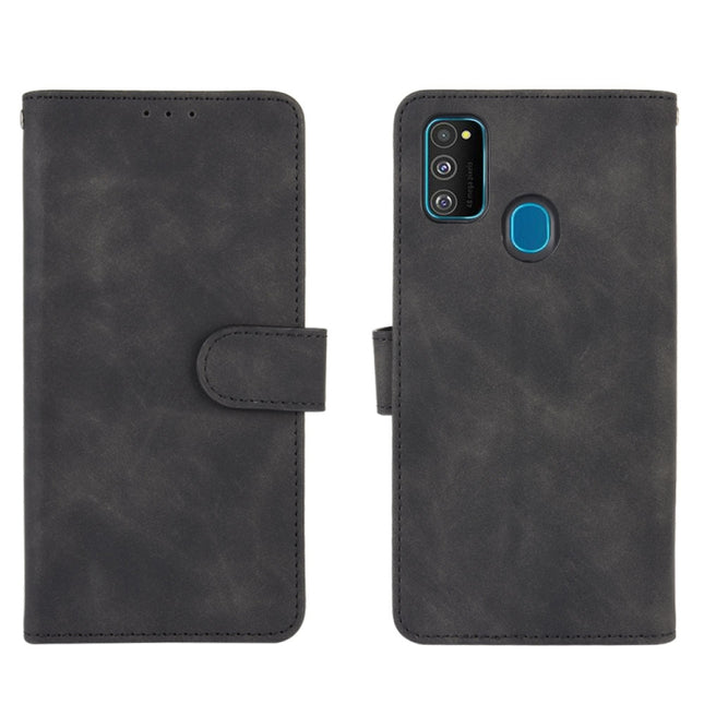 Solid Color Skin Feel Magnetic Buckle Horizontal Flip Calf Texture PU Leather Case with Holder & Card Slots & Wallet, For Samsung Galaxy M30s / M21, For Samsung Galaxy M31s, For Samsung Galaxy XCover Pro, For Samsung Galaxy A20 (Japanese Version)