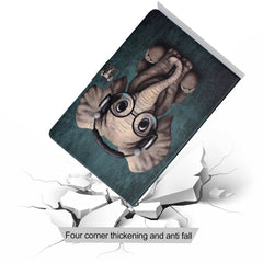 Electric Pressed Colored Drawing Horizontal Flip Leather Case with Holder & Card Slots & Sleep / Wake-up Function, For iPad Air 2022 / 2020 10.9