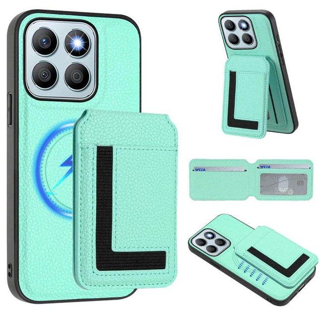 CX01 Detachable Magsafe Magnetic Card Bag Phone Case, For Honor X8b