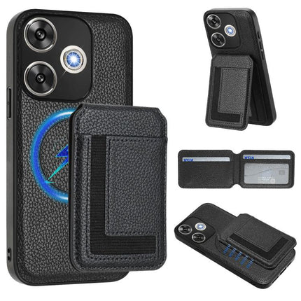 CX01 Detachable Magsafe Magnetic Card Bag Phone Case, For Redmi A3 / A3x / Xiaomi Poco C61, For Redmi  Turbo 3 / Poco F6 India, For Redmi Note 13 Pro 4G / Poco M6 Pro, For Redmi 13C 4G / Xiaomi Poco C65