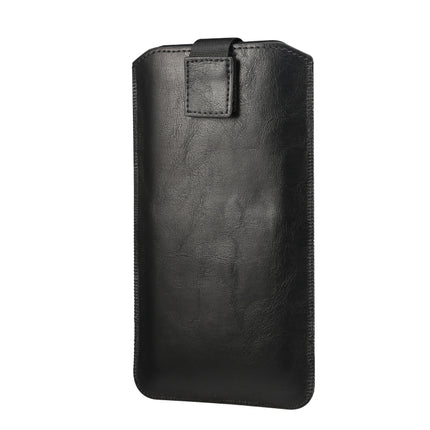 Ultra-thin Simple Drawstring  Horizontal Plate Hanging Waist Phone Waist Pack Leather Case, Suitable for 4.7-5.2 inch Smartphones, For 4.7-5.2 inch