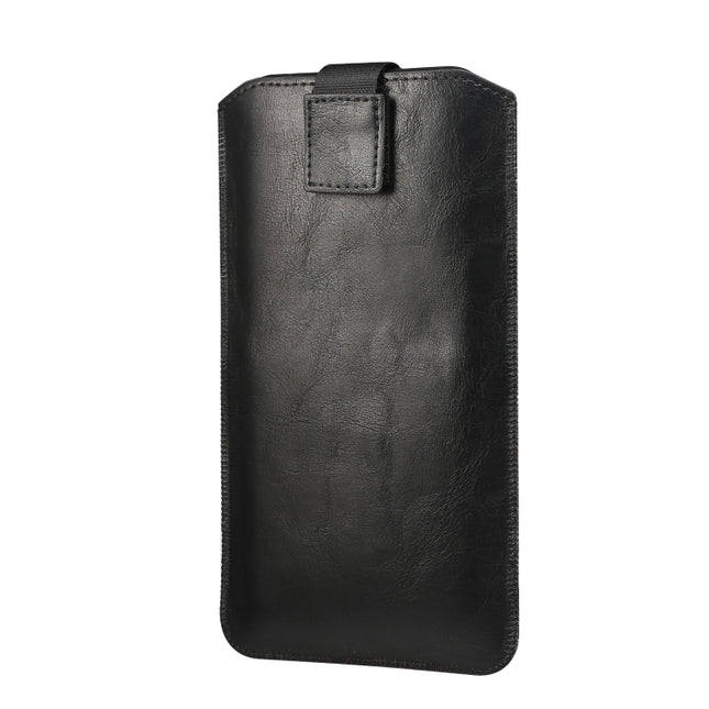 Ultra-thin Simple Drawstring  Horizontal Plate Hanging Waist Phone Waist Pack Leather Case, Suitable for 4.7-5.2 inch Smartphones, For 4.7-5.2 inch