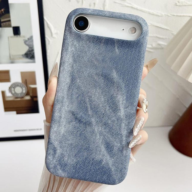 Denim MagSafe Magnetic PC + PU Phone Case, For iPhone Air, For iPhone 16 Pro Max, For iPhone 16 Pro, For iPhone 16 Plus, For iPhone 16, For iPhone 15 Pro Max