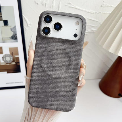 Denim MagSafe Magnetic PC + PU Phone Case, For iPhone 18 Pro, For iPhone 18 Pro Max, For iPhone 17 Pro Max, For iPhone 17 Pro, For iPhone 17