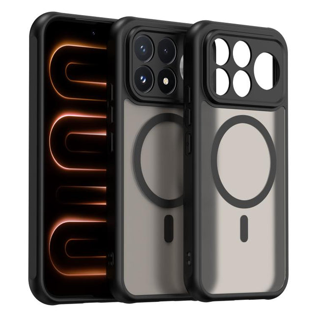 Fan Dun Series TPU Hybrid PC Frosted Magsafe Phone Case, For Xiaomi 17T Pro 5G, For Xiaomi 17T 5G, For Redmi Turbo 5 Max/Poco X8 Pro Max 5G, For Xiaomi Poco X8 Pro 5G, For Xiaomi Poco M8 Pro 5G, For Xiaomi 17 Ultra