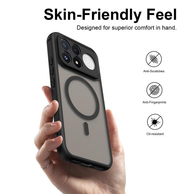 Fan Dun Series TPU Hybrid PC Frosted Magsafe Phone Case, For Xiaomi 17T Pro 5G, For Xiaomi 17T 5G, For Redmi Turbo 5 Max/Poco X8 Pro Max 5G, For Xiaomi Poco X8 Pro 5G, For Xiaomi Poco M8 Pro 5G, For Xiaomi 17 Ultra