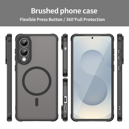 Fan Dun Series TPU Hybrid PC Frosted Magsafe Phone Case, For Samsung Galaxy S25 Edge 5G, For Samsung Galaxy S25 5G, For Samsung Galaxy S25+ 5G, For Samsung Galaxy S25 Ultra 5G, For Samsung Galaxy S24 FE 5G