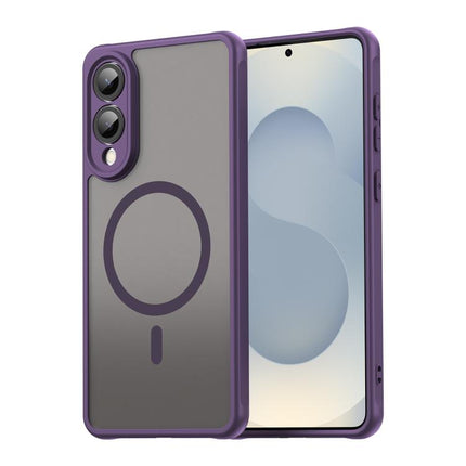 Fan Dun Series TPU Hybrid PC Frosted Magsafe Phone Case, For Samsung Galaxy S25 Edge 5G, For Samsung Galaxy S25 5G, For Samsung Galaxy S25+ 5G, For Samsung Galaxy S25 Ultra 5G, For Samsung Galaxy S24 FE 5G