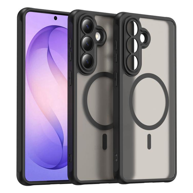 Fan Dun Series TPU Hybrid PC Frosted Magsafe Phone Case, For Galaxy S26 FE 5G, For Galaxy S26+ 5G, For Samsung Galaxy S26 Edge 5G, For Samsung Galaxy S26 Ultra 5G, For Samsung Galaxy S26 5G, For Samsung Galaxy S25 FE 5G