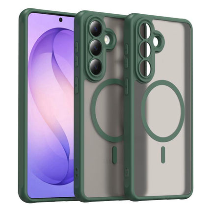 Fan Dun Series TPU Hybrid PC Frosted Magsafe Phone Case, For Galaxy S26 FE 5G, For Galaxy S26+ 5G, For Samsung Galaxy S26 Edge 5G, For Samsung Galaxy S26 Ultra 5G, For Samsung Galaxy S26 5G, For Samsung Galaxy S25 FE 5G