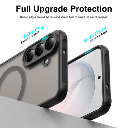 Fan Dun Series TPU Hybrid PC Frosted Magsafe Phone Case, For Galaxy S26 FE 5G, For Galaxy S26+ 5G, For Samsung Galaxy S26 Edge 5G, For Samsung Galaxy S26 Ultra 5G, For Samsung Galaxy S26 5G, For Samsung Galaxy S25 FE 5G