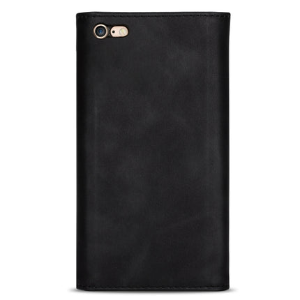 Horizontales Flip-Lederetui mit Reißverschluss und Halterung, Kartenfächern, Bilderrahmen, Trageband und langem Seil, für iPhone 6, für iPhone 6 Plus, für iPhone 7/8/SE (2020), für iPhone 7 Plus/8 Plus, für iPhone 11