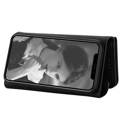 Horizontales Flip-Lederetui mit Reißverschluss und Halterung, Kartenfächern, Bilderrahmen, Trageband und langem Seil, für iPhone 6, für iPhone 6 Plus, für iPhone 7/8/SE (2020), für iPhone 7 Plus/8 Plus, für iPhone 11