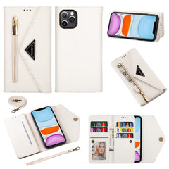 Skin Feel Zipper Horizontal Flip Leather Case with Holder & Card Slots & Photo Frame & Lanyard & Long Rope, For iPhone 6, For iPhone 6 Plus, For iPhone 7 / 8 / SE (2020), For iPhone 7 Plus / 8 Plus, For iPhone 11