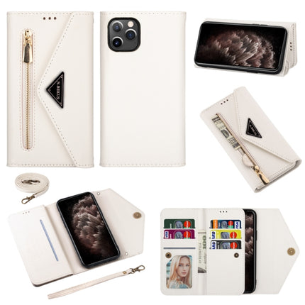 Skin Feel Zipper Horizontal Flip Leather Case with Holder & Card Slots & Photo Frame & Lanyard & Long Rope, For iPhone 11, For iPhone 11 Pro, For iPhone 11 Pro Max, For iPhone XS / X