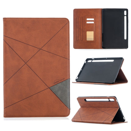 Rhombus Texture Horizontal Flip Magnetic Leather Case with Holder & Card Slots, For Samsung Galaxy Tab S8 / Galaxy Tab S7 T870, For Amazon Kindle Fire HD8 (2020)