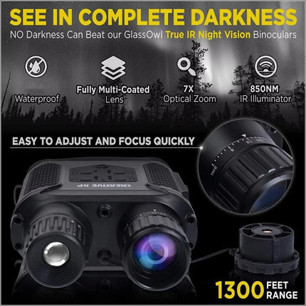 NVG400PRO 3 inch LCD Screen Binocular Digital Night Vision Device