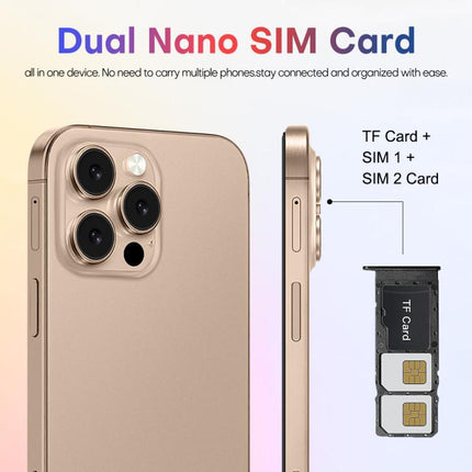 A88 / i16 Pro Max, 2GB+16GB, 6.6 inch Android 8.1 MTK6580A Quad Core, OTG, Network: 3G, Dual SIM, EU Plug, US Plug, UK Plug, AU Plug