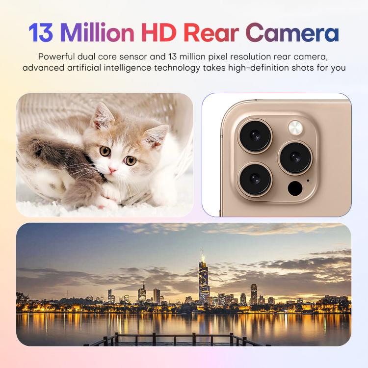 A88A / i16 Pro Max, 6GB+64GB, 6.6 inch Android 12 MTK6762 Helio G25 Octa Core, NFC, OTG, Network: 4G, Dual SIM, EU Plug, US Plug, UK Plug, AU Plug