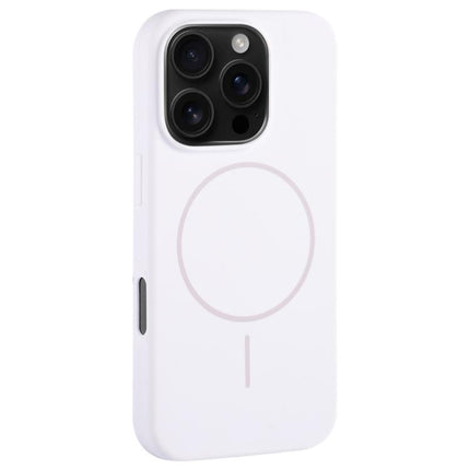 Large Hole Camera MagSafe Liquid Silicone Full Coverage Phone Case, For iPhone 16 Pro Max, For iPhone 16 Pro