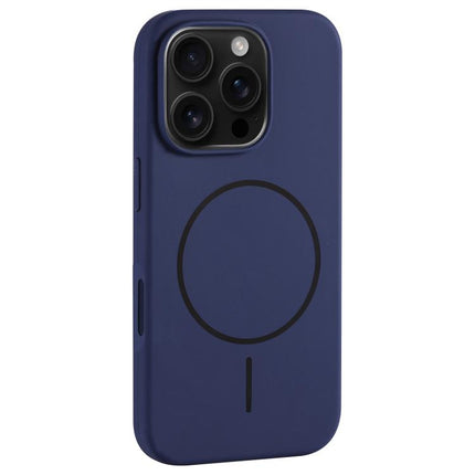 Large Hole Camera MagSafe Liquid Silicone Full Coverage Phone Case, For iPhone 16 Pro Max, For iPhone 16 Pro