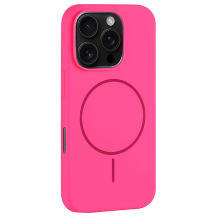 Large Hole Camera MagSafe Liquid Silicone Full Coverage Phone Case, For iPhone 16 Pro Max, For iPhone 16 Pro