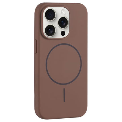 Large Hole Camera MagSafe Liquid Silicone Full Coverage Phone Case, For iPhone 15 Pro Max, For iPhone 15 Pro