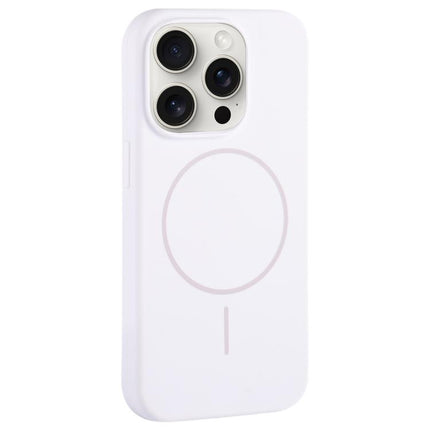 Large Hole Camera MagSafe Liquid Silicone Full Coverage Phone Case, For iPhone 15 Pro Max, For iPhone 15 Pro