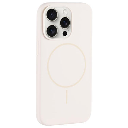 Large Hole Camera MagSafe Liquid Silicone Full Coverage Phone Case, For iPhone 15 Pro Max, For iPhone 15 Pro