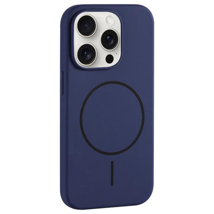 Large Hole Camera MagSafe Liquid Silicone Full Coverage Phone Case, For iPhone 15 Pro Max, For iPhone 15 Pro