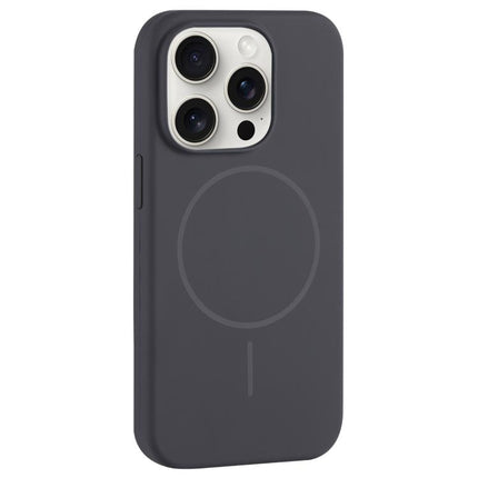 Large Hole Camera MagSafe Liquid Silicone Full Coverage Phone Case, For iPhone 15 Pro Max, For iPhone 15 Pro