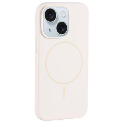 Large Hole Camera MagSafe Liquid Silicone Full Coverage Phone Case, For iPhone 15 Plus, For iPhone 15