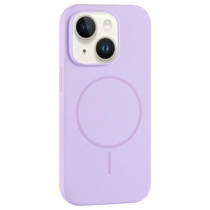 Large Hole Camera MagSafe Liquid Silicone Full Coverage Phone Case, For iPhone 14 Plus, For iPhone 14