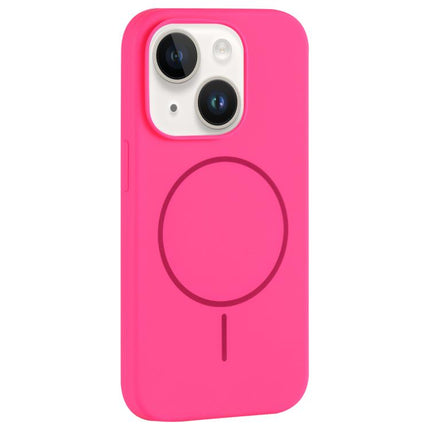 Large Hole Camera MagSafe Liquid Silicone Full Coverage Phone Case, For iPhone 14 Plus, For iPhone 14