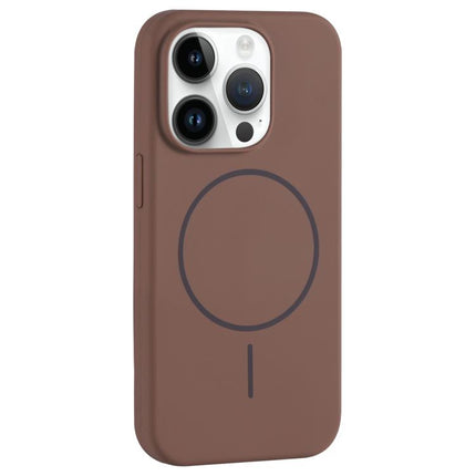 Large Hole Camera MagSafe Liquid Silicone Full Coverage Phone Case, For iPhone 14 Pro, For iPhone 14 Pro Max
