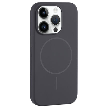 Large Hole Camera MagSafe Liquid Silicone Full Coverage Phone Case, For iPhone 14 Pro, For iPhone 14 Pro Max