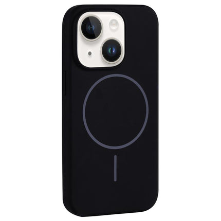 Large Hole Camera MagSafe Liquid Silicone Full Coverage Phone Case, For iPhone 13, For iPhone 12