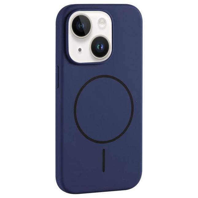 Large Hole Camera MagSafe Liquid Silicone Full Coverage Phone Case, For iPhone 13, For iPhone 12